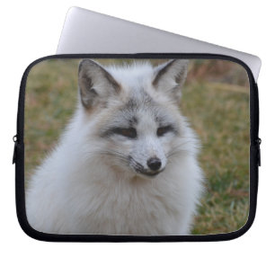 Capa Para Notebook Fox branco adorável