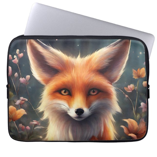 Capa Para Notebook Fox Fantasia na Natureza (Frente)