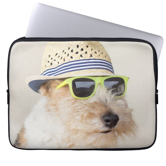 Capa Para Notebook Fox Terrier (Frente)