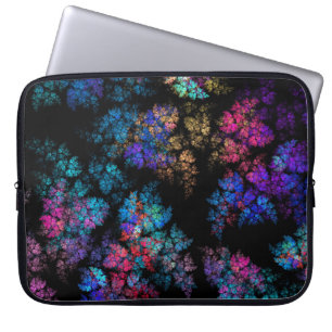 Capa Para Notebook Fractal leaves