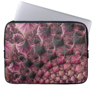 Capa Para Notebook Fractal Rosa