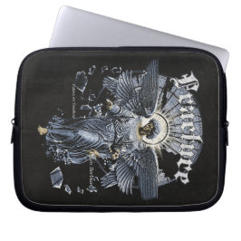 Capa Para Notebook Fracture - Gothic Streetwear Design