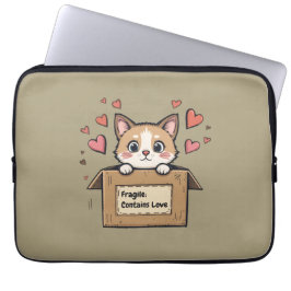 Capa Para Notebook Fragile: Contains Love