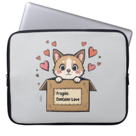 Capa Para Notebook Fragile: Contains Love