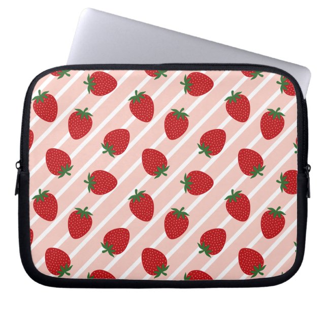 Capa Para Notebook Fragmento de Morango Delight (Frente)