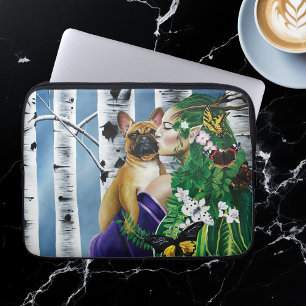 Capa Para Notebook Francês Buldogue Dryad Fantasy