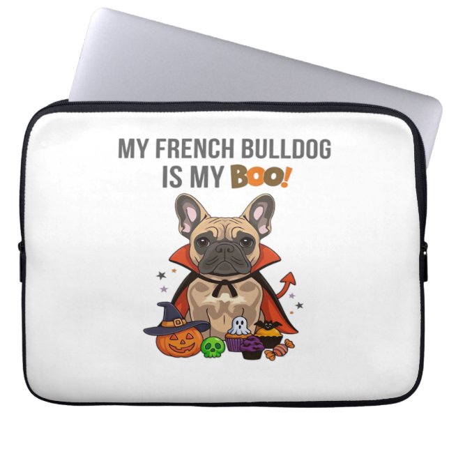 Capa Para Notebook Francês Buldogue Halloween Costume My French Bulld (Frente)