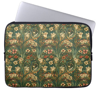 Capa Para Notebook Francês, vintage, nouveau inspirou flores silvestr