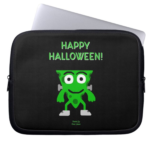 Capa Para Notebook FrankenCheese Halloween Bolsa de laptop de saudaçõ (Frente)