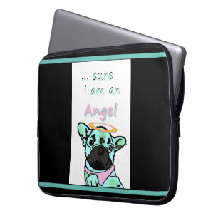 Capa Para Notebook Französische Bulldogge Angel