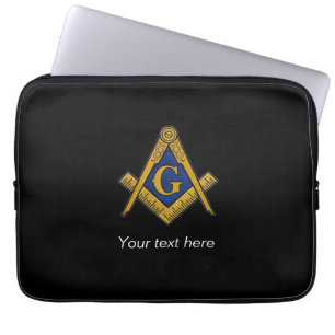 Capa Para Notebook Freemason Masonic Square Compass