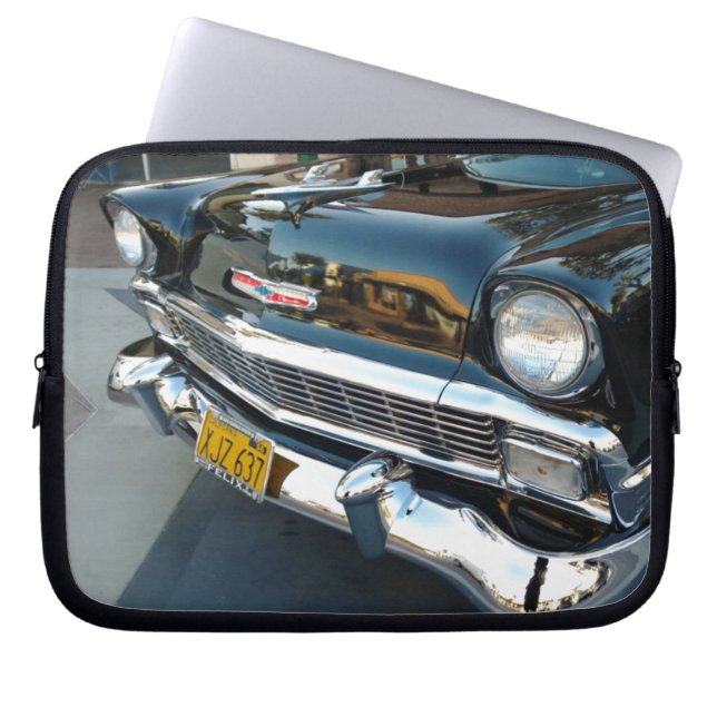 Capa Para Notebook Frente de um Hot Rod Chevy Bel Air Clássico de 195 (Frente)