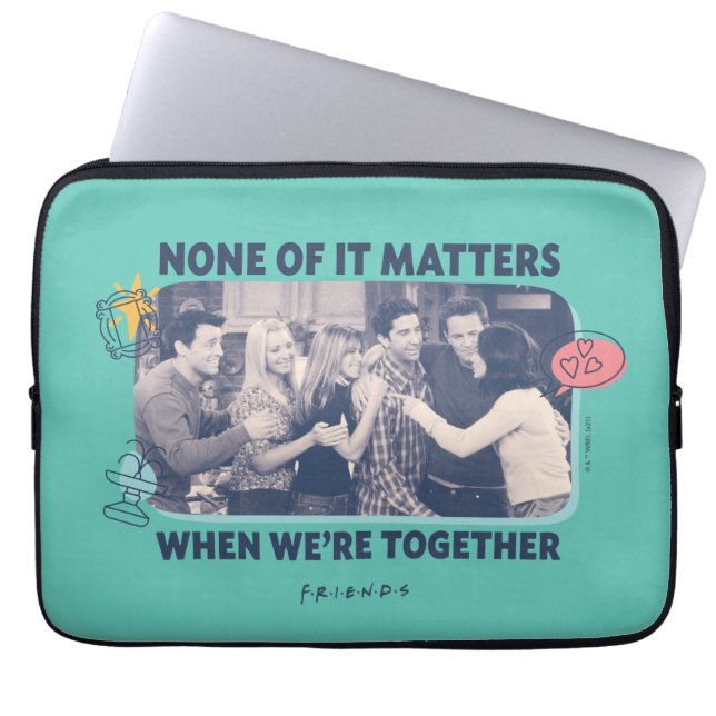 Capa Para Notebook FRIENDS™ | Abraço em Grupo (Frente)