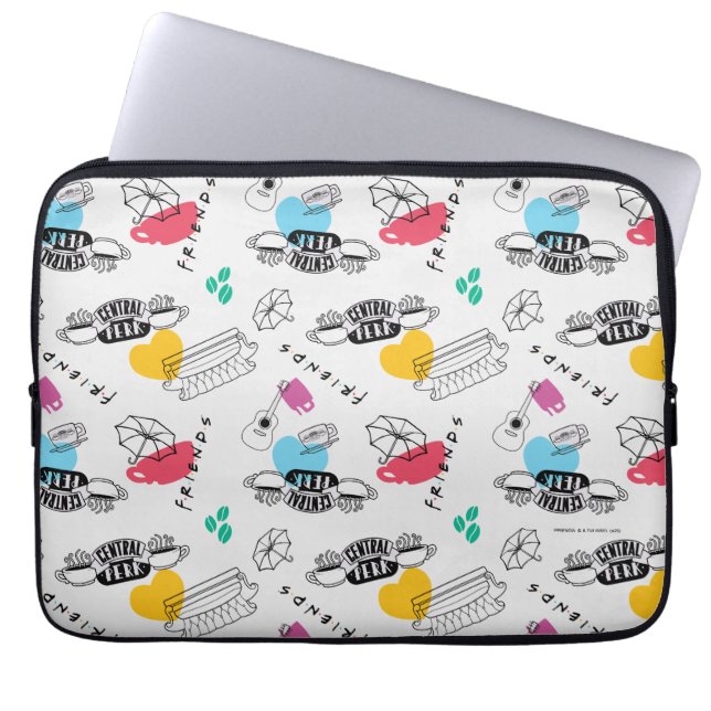 Capa Para Notebook FRIENDS™ | Padrão de Ícones (Frente)