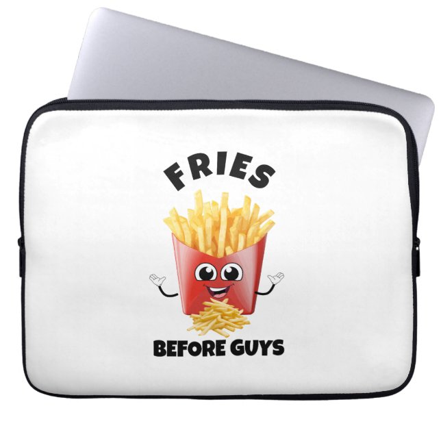 Capa Para Notebook Fries franceses bonitos Cartoon Hoodie &Tee - Comi (Frente)