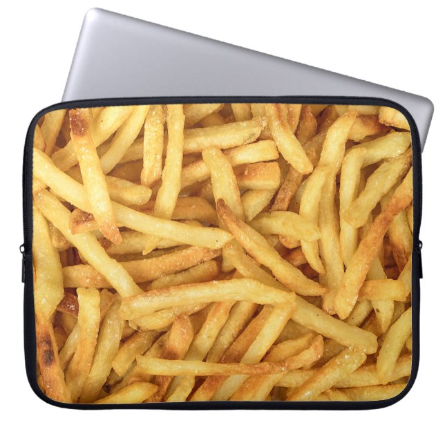 Capa Para Notebook Fries franceses ouros (Frente)