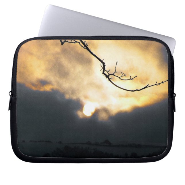 Capa Para Notebook Frio Winter Sunrise (Frente)