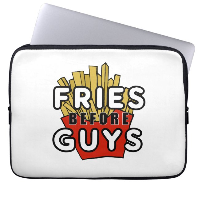 Capa Para Notebook Fritadas antes da bolsa de laptop engraçada das (Frente)