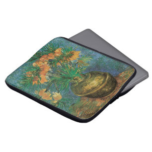 Capa Para Notebook Fritilárias em um Vaso de Cobre por Vincent van Go