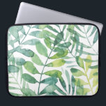 Capa Para Notebook Frond Waltz - Palm Frond Leaves<br><div class="desc">Frond Waltz,  por Grace Popp. Apresenta verde tropical em estilo aquoso.</div>