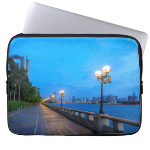 Capa Para Notebook Fronteira de água da cidade de Guangzhou