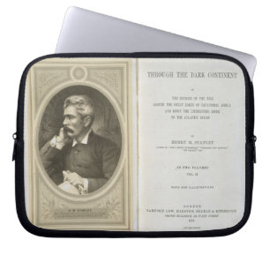 Capa Para Notebook Frontispiece a "através do continente escuro", po