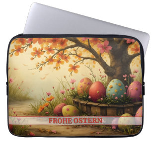 Capa Para Notebook Frühlingsblütenzauber mit Ostereierpracht