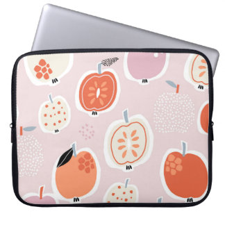 Capa Para Notebook Fruta de maçã, abstrato, padrão de verão