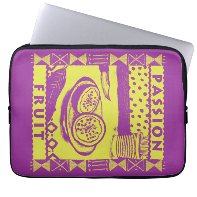 Capa Para Notebook Fruta de Paixão (Frente)