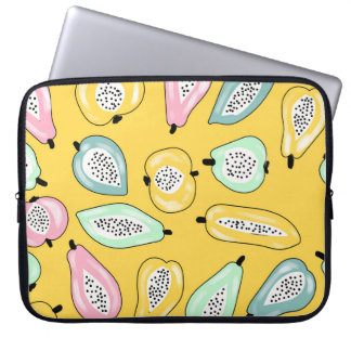 Capa Para Notebook Frutas Tropicais: Padrão de Impressão vibrante