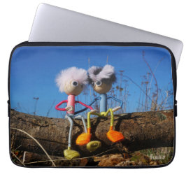 Capa Para Notebook Fubby paartje dat romantisch verliefd zitten.