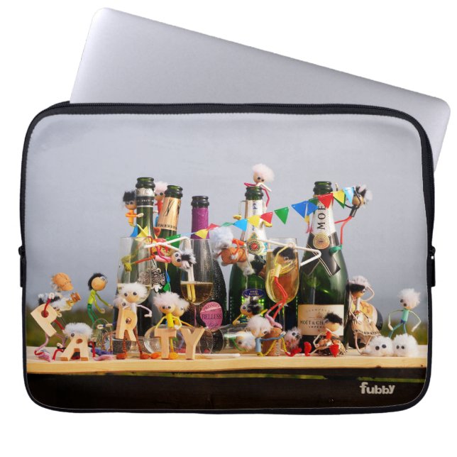 Capa Para Notebook Fubby's die feest vieren, Gefeliciteerd ! (Frente)