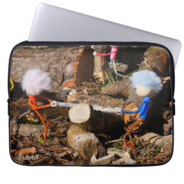 Capa Para Notebook Fubby's die hout zagen.