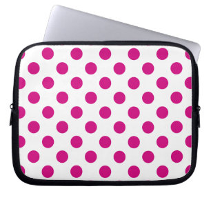 Capa Para Notebook Fuchsia bolinhas