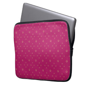 Capa Para Notebook Fuchsia Zínia Dourada Sol