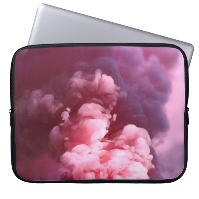 Capa Para Notebook Fumo rosa (Frente)
