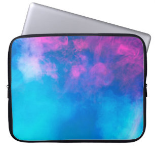 Capa Para Notebook Fumos cor-de-rosa e azuis   Zazzle_Growth.