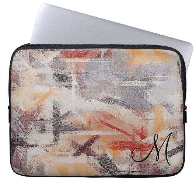 Capa Para Notebook Fundo Abstrato Colorido Pastel #7 (Frente)