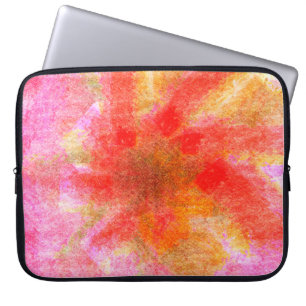 Capa Para Notebook Fundo abstrato digital com pincelada