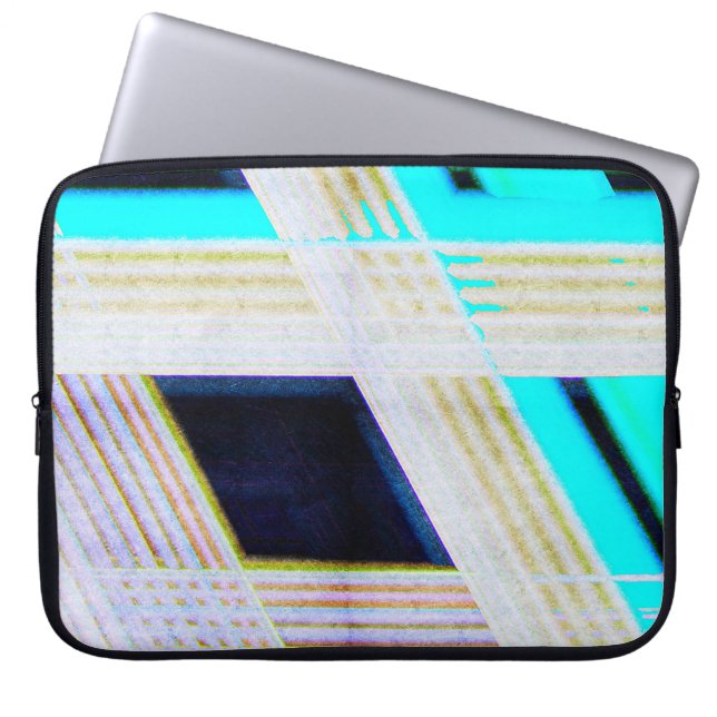 Capa Para Notebook Fundo abstrato velho cinza com cor brilhante (Frente)