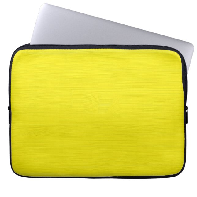 Capa Para Notebook Fundo amarelo liso (Frente)