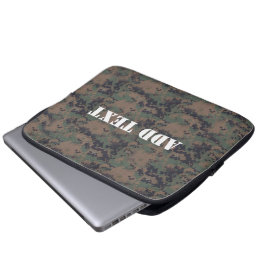 Capa Para Notebook Fundo da Floresta Digital Militar