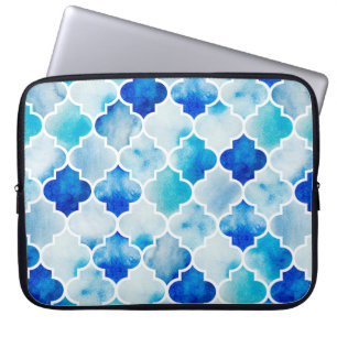 Capa Para Notebook Fundo de aquarela sem costura. Belo dra de mão
