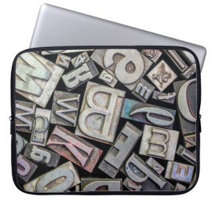 Capa Para Notebook fundo de dintage grunge letterpress me
