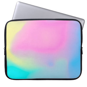 Capa Para Notebook fundo de nuvem macia de abstrato em cor pastel