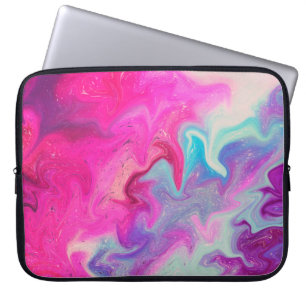 Capa Para Notebook Fundo de pintura mista
