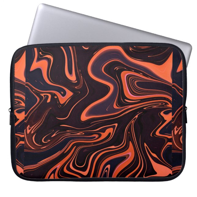 Capa Para Notebook Fundo de Textura de abstrato Marble (Frente)