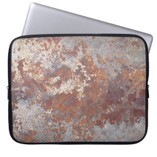 Capa Para Notebook Fundo de Textura Metálica Rusty