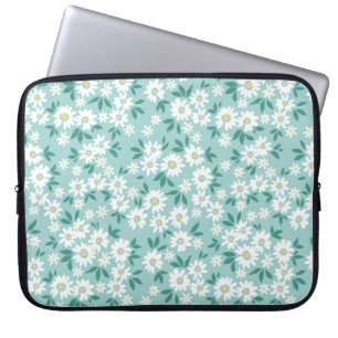 Capa Para Notebook Fundo floral ventiço. Patch de colheita sem costur