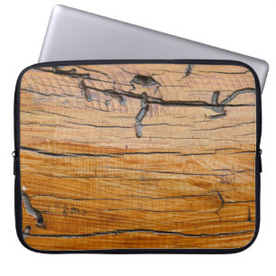Capa Para Notebook Fundo natural de madeira, fatia de madeira e t org